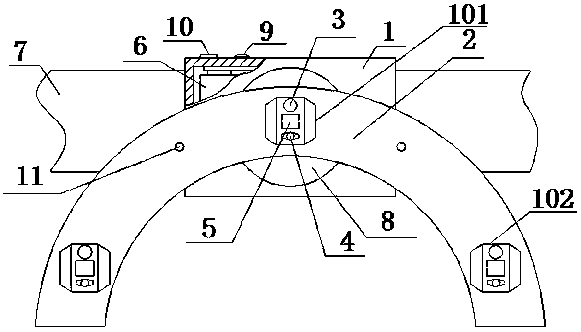 Fatigue driving early warning system and method based on face recognition technology