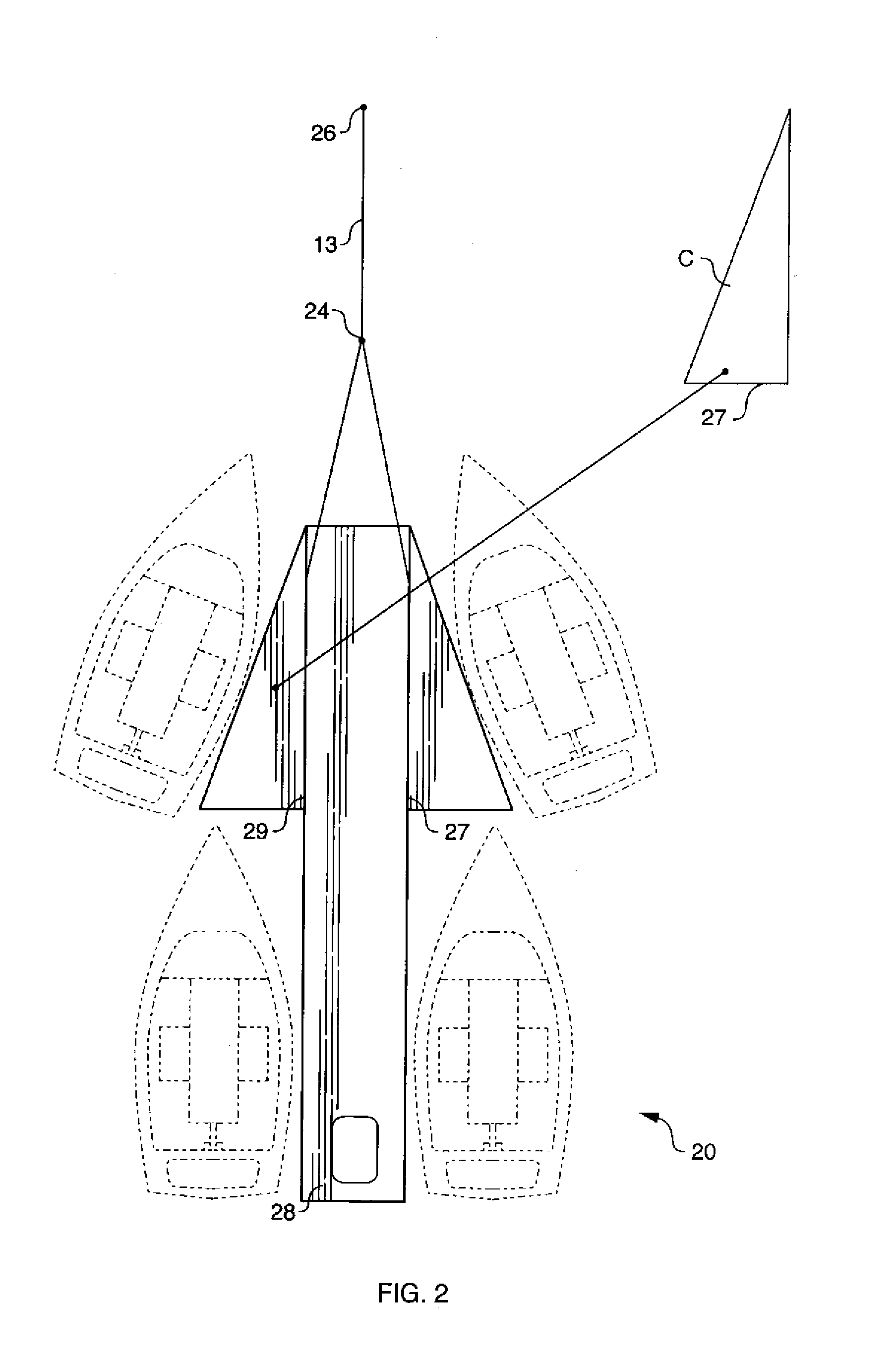 Offshore floating dock