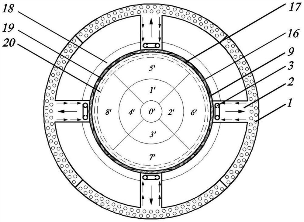 A modular space nuclear reactor power generation unit