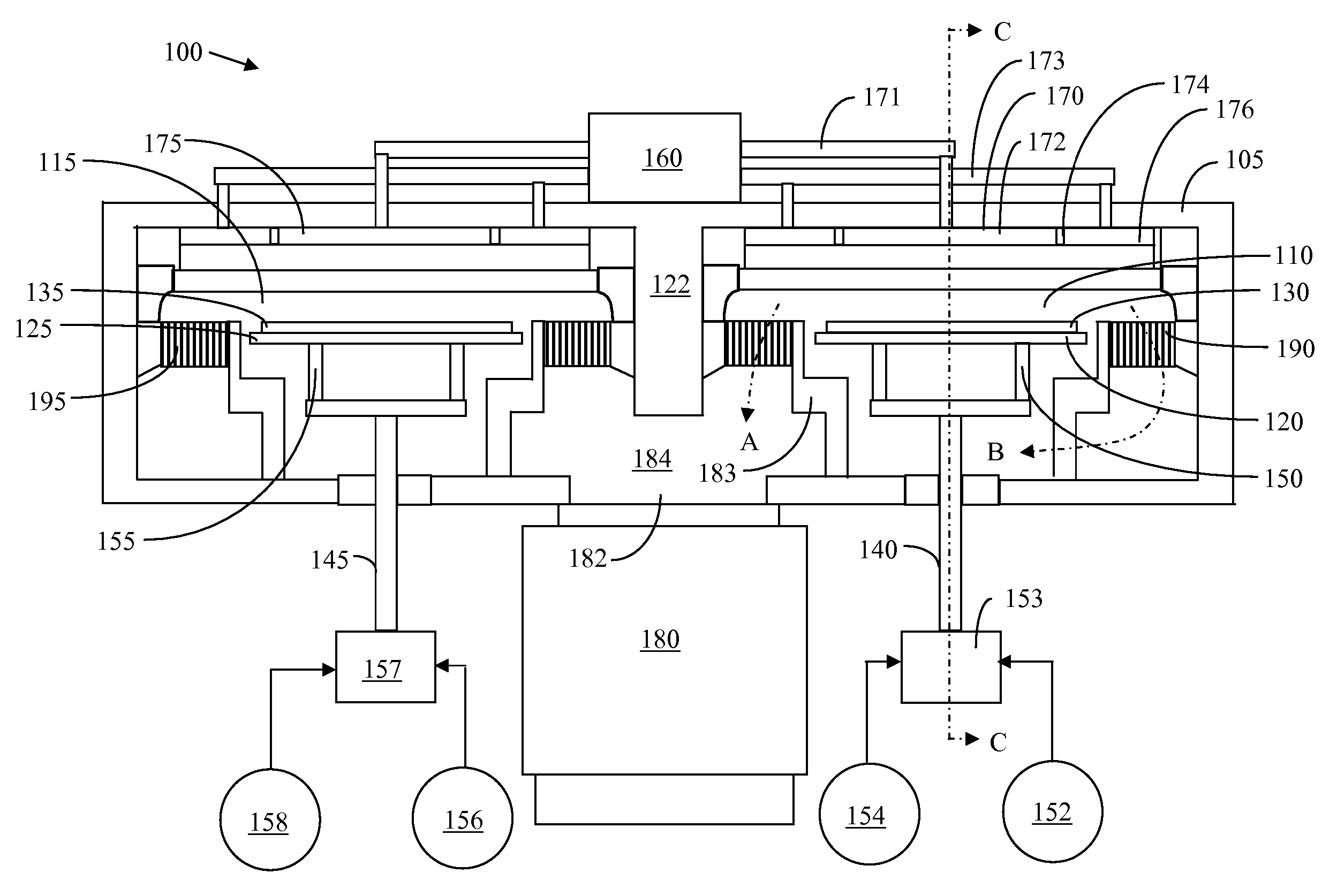 Multi-station decoupled reactive ion etch chamber