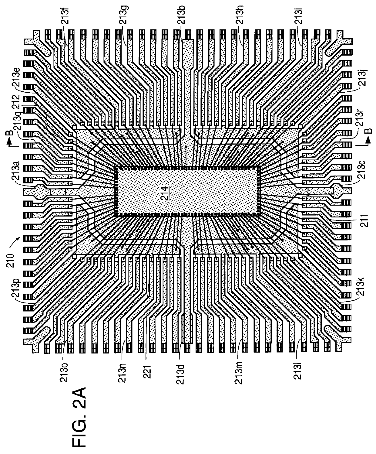 Leadframe with power and ground planes