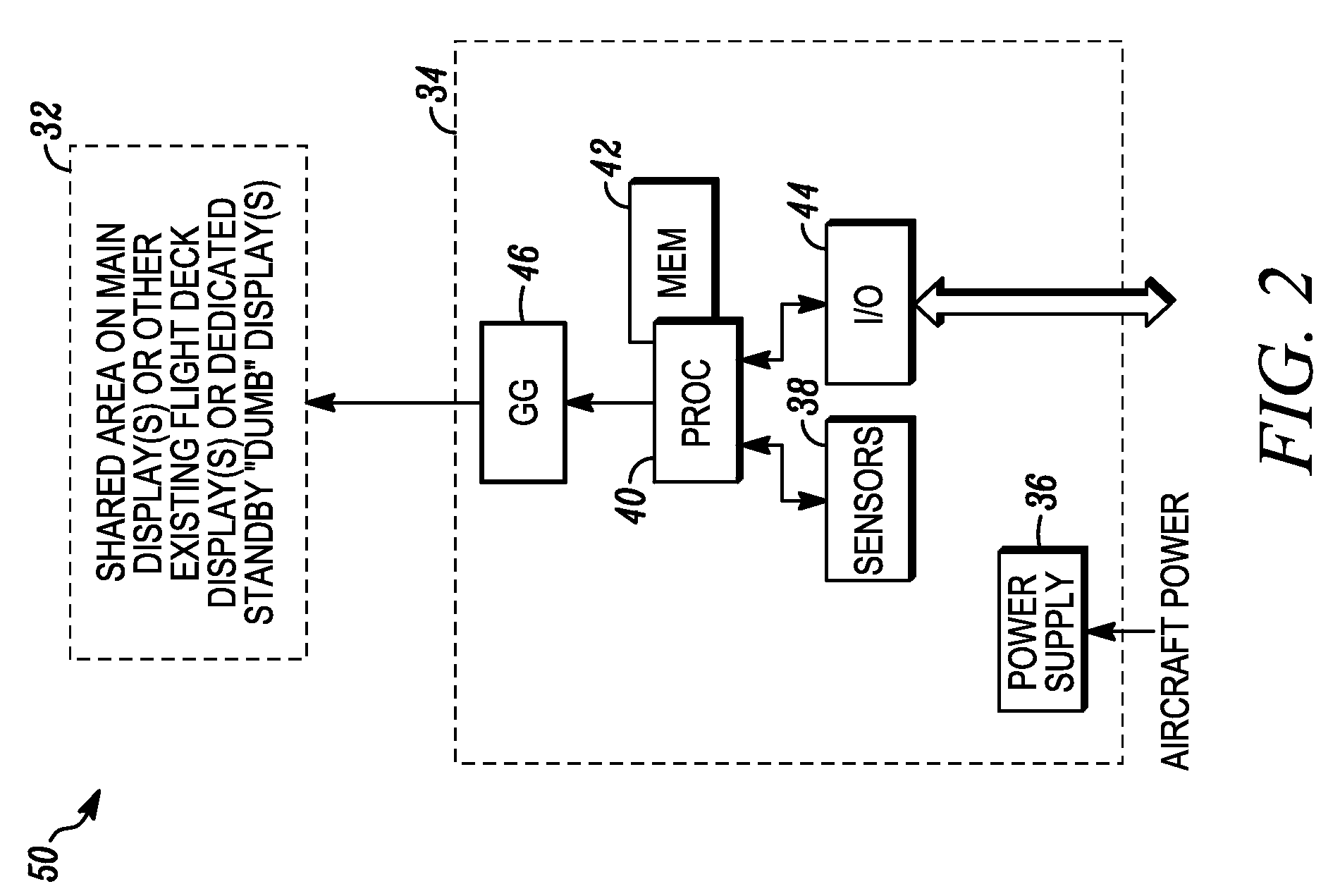 Standby instrument system