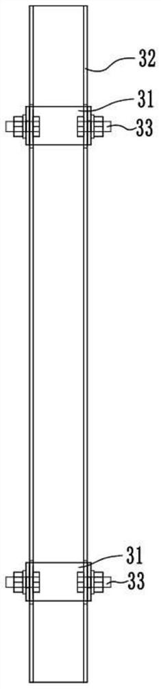 Facing wallboard keel mounting system