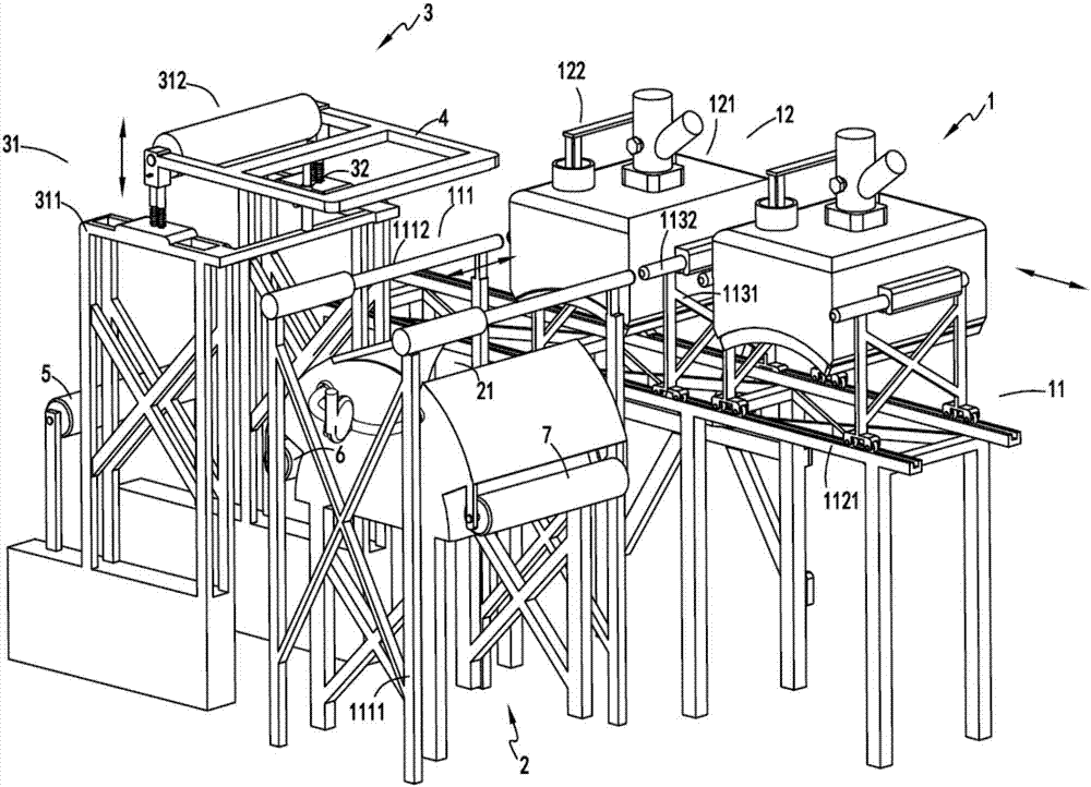 Switchable cloth dyeing and printing equipment