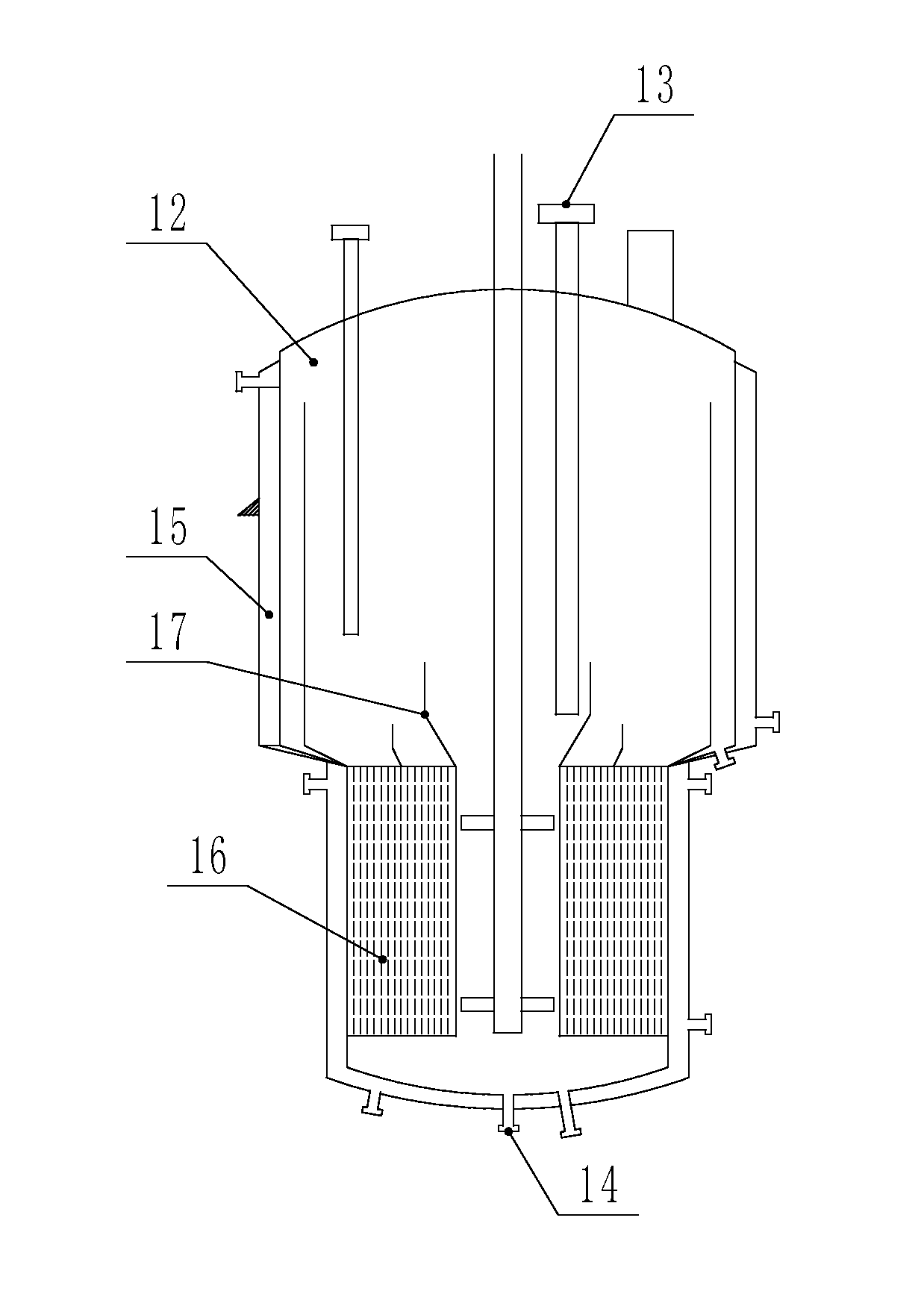 Device for preparing polybutylene terephthalate