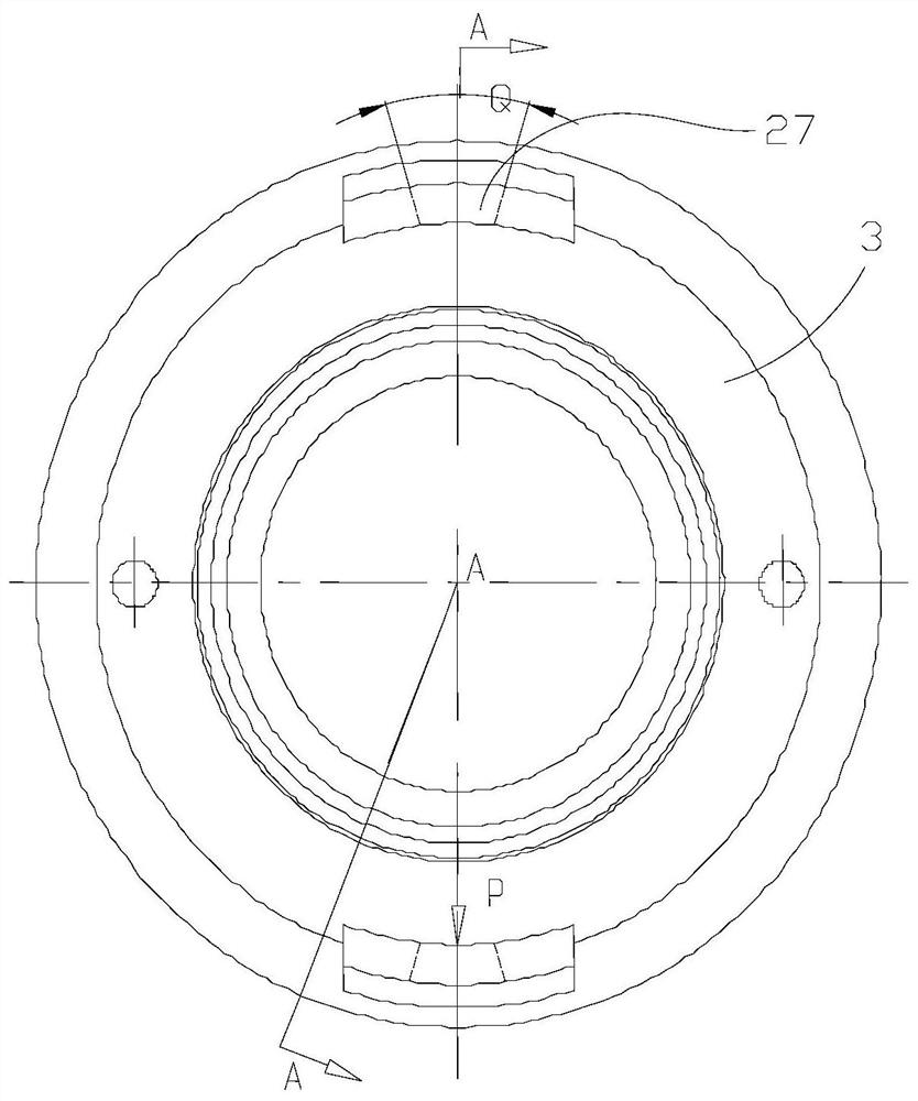 Sealing mechanism of locking clamping jaw wear-resistant hydraulic pump transmission shaft