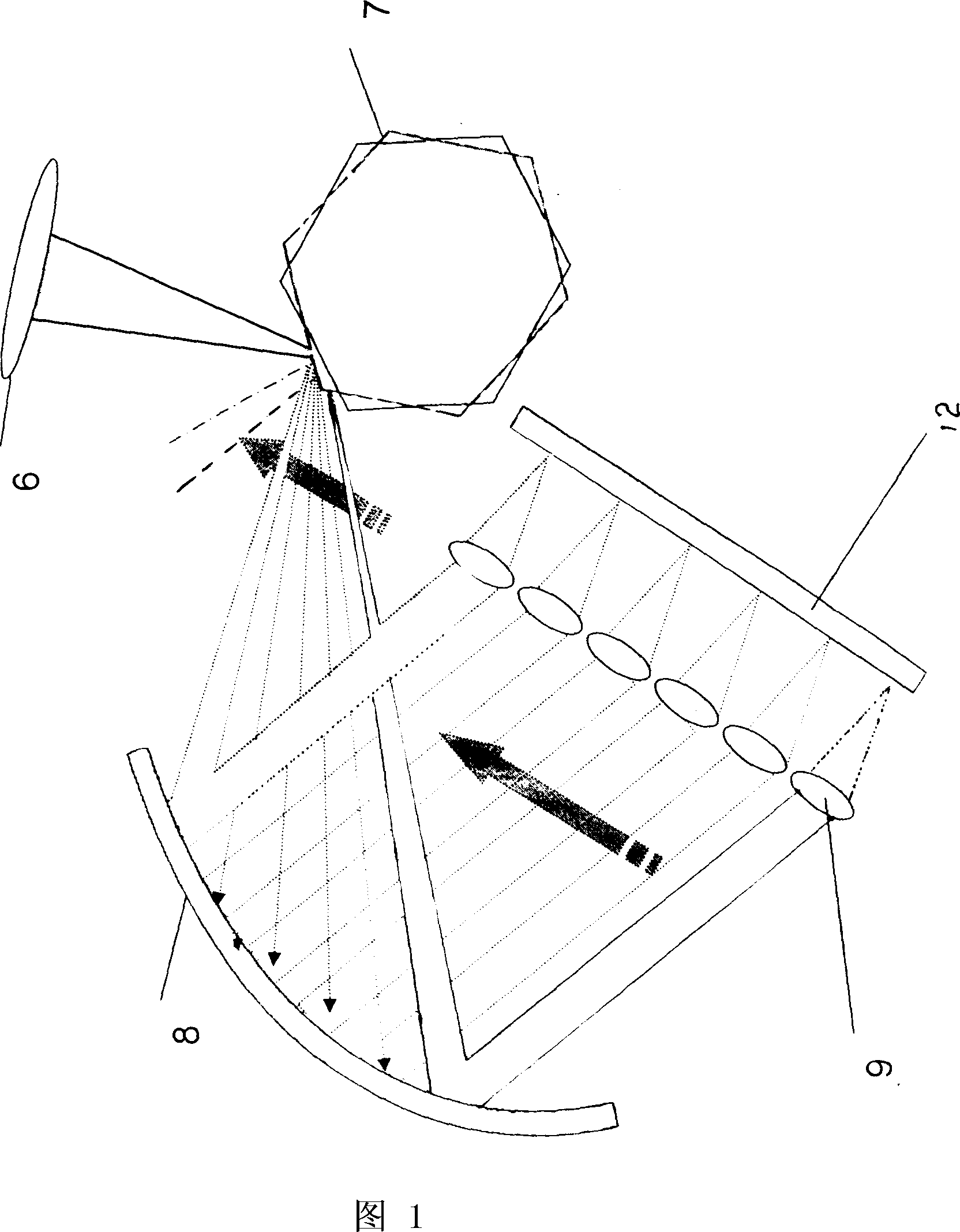 Laser method and device for boring dense micropore on leather