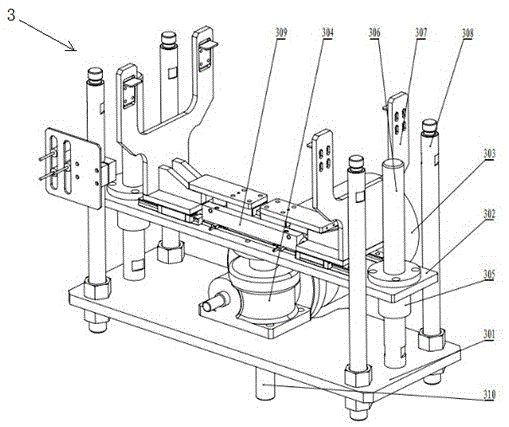 Automatic feeding and discharging device for screen printing equipment