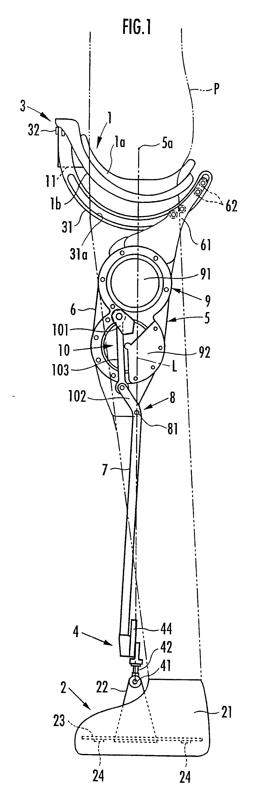 Walk supporting device