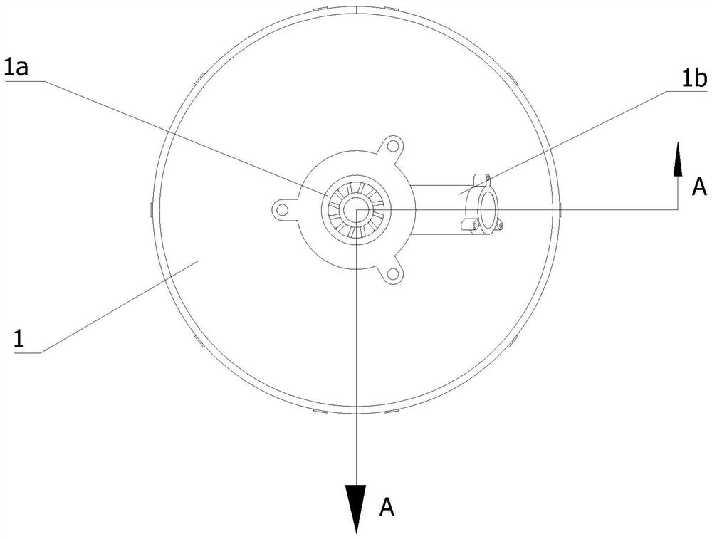 Tail gas after-treatment mixing device