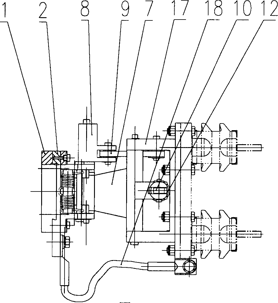 Lateral current collector