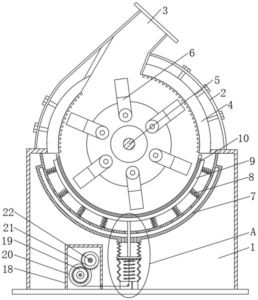 Ring hammer crusher with rigid filter screen