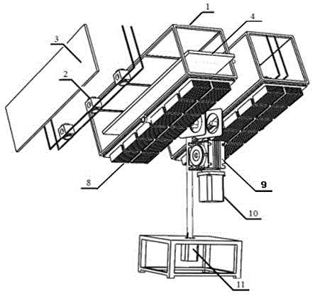 Unit type photoelectric-thermoelectric-hot water composite system by use of solar energy full spectrum