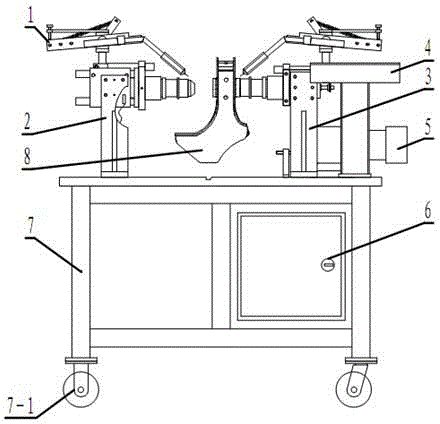 Automatic welding equipment for double annular welding beads