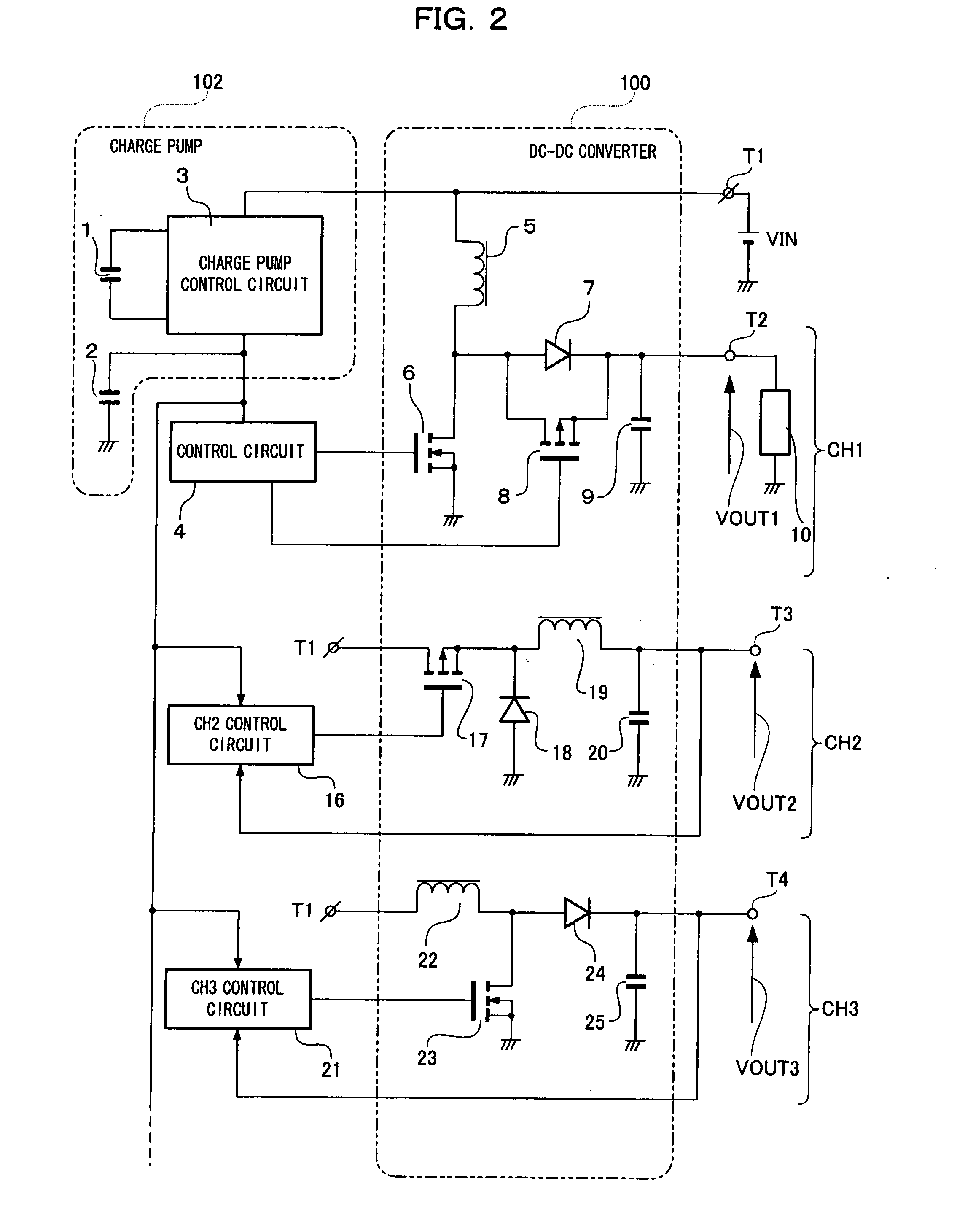 Switching power supply circuitry