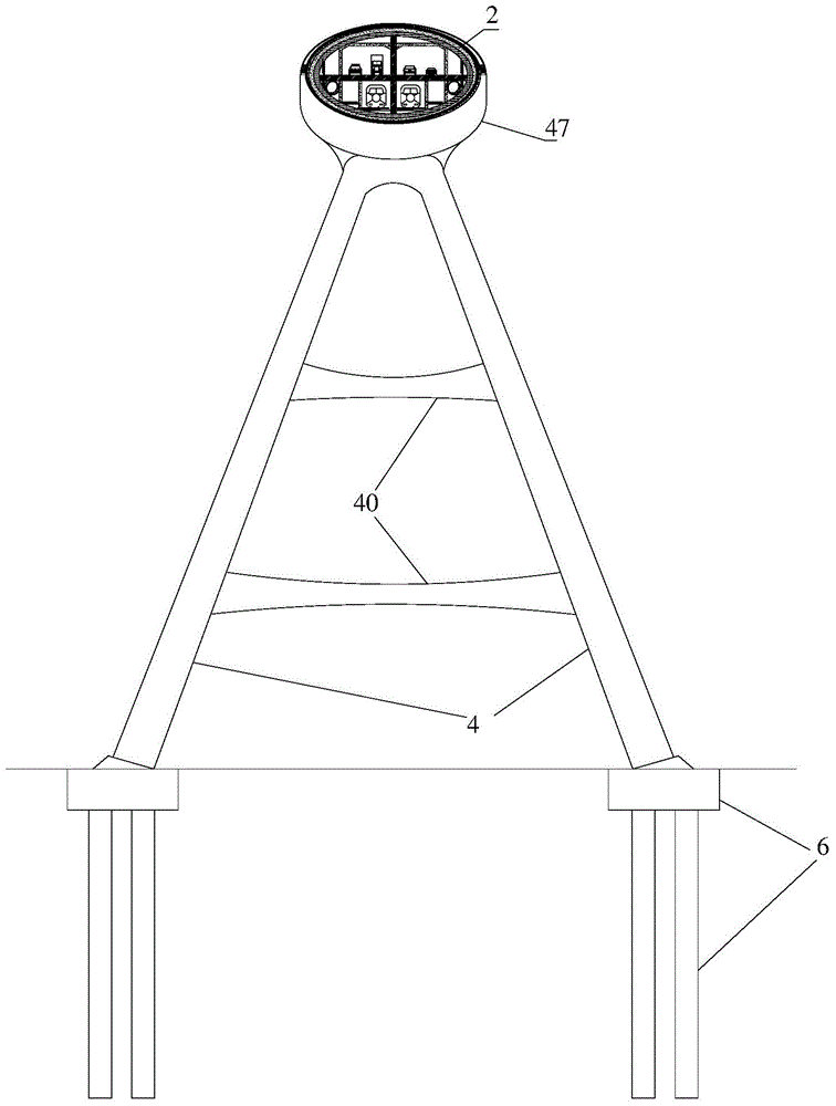 Deep see immersed type tunnel based on rigidity carrier