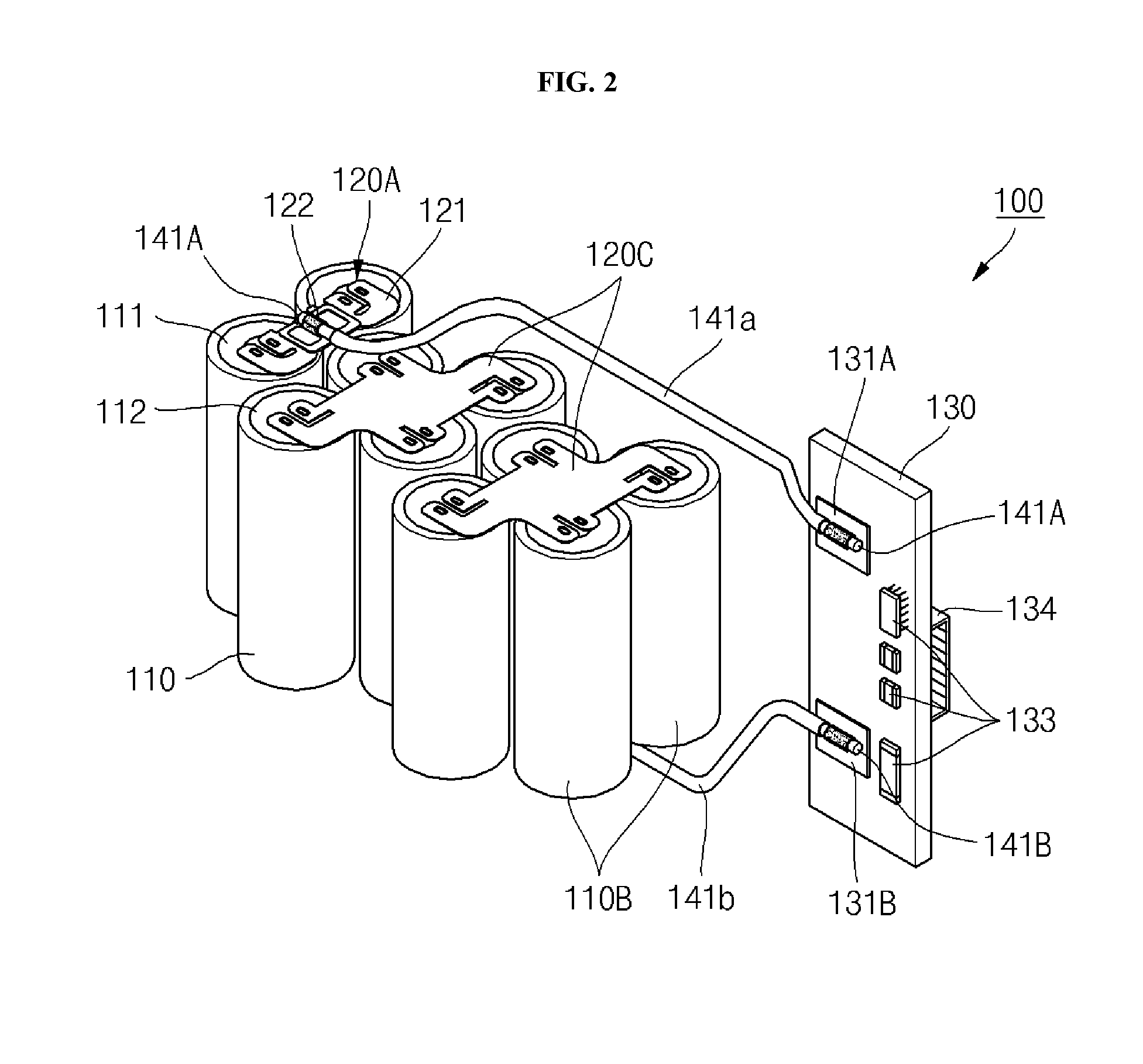 Connecting tab of battery pack, coupling structure between the connecting tab and wire, and coupling method thereof