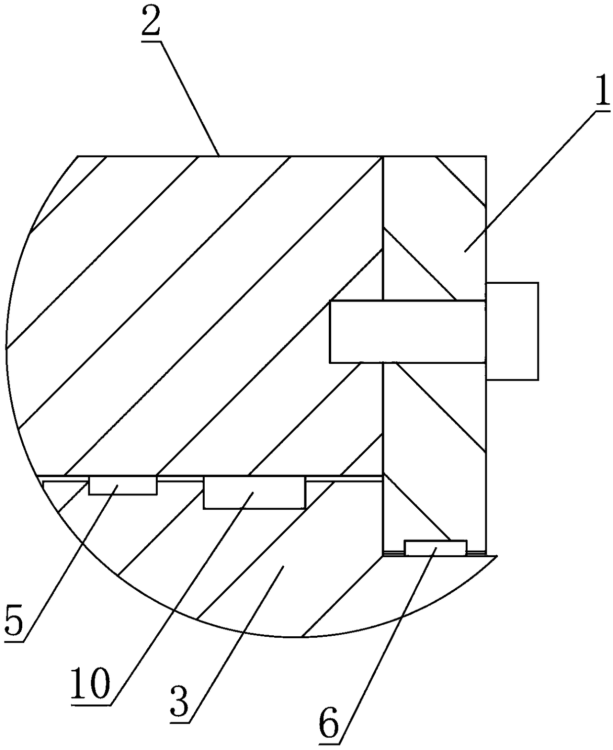 Gas damping and buffering free piston