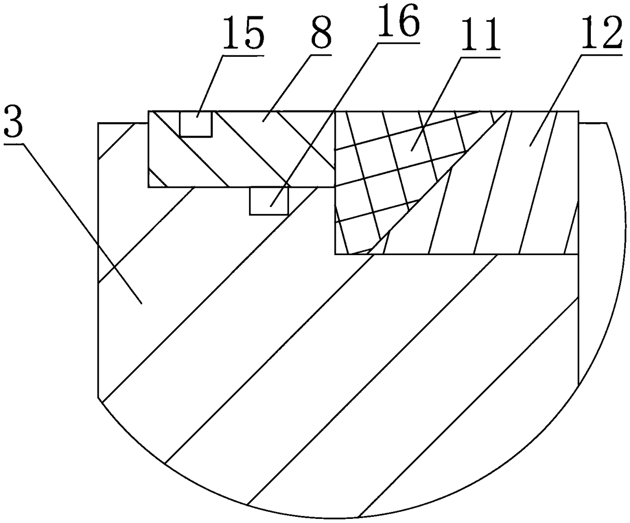 Gas damping and buffering free piston