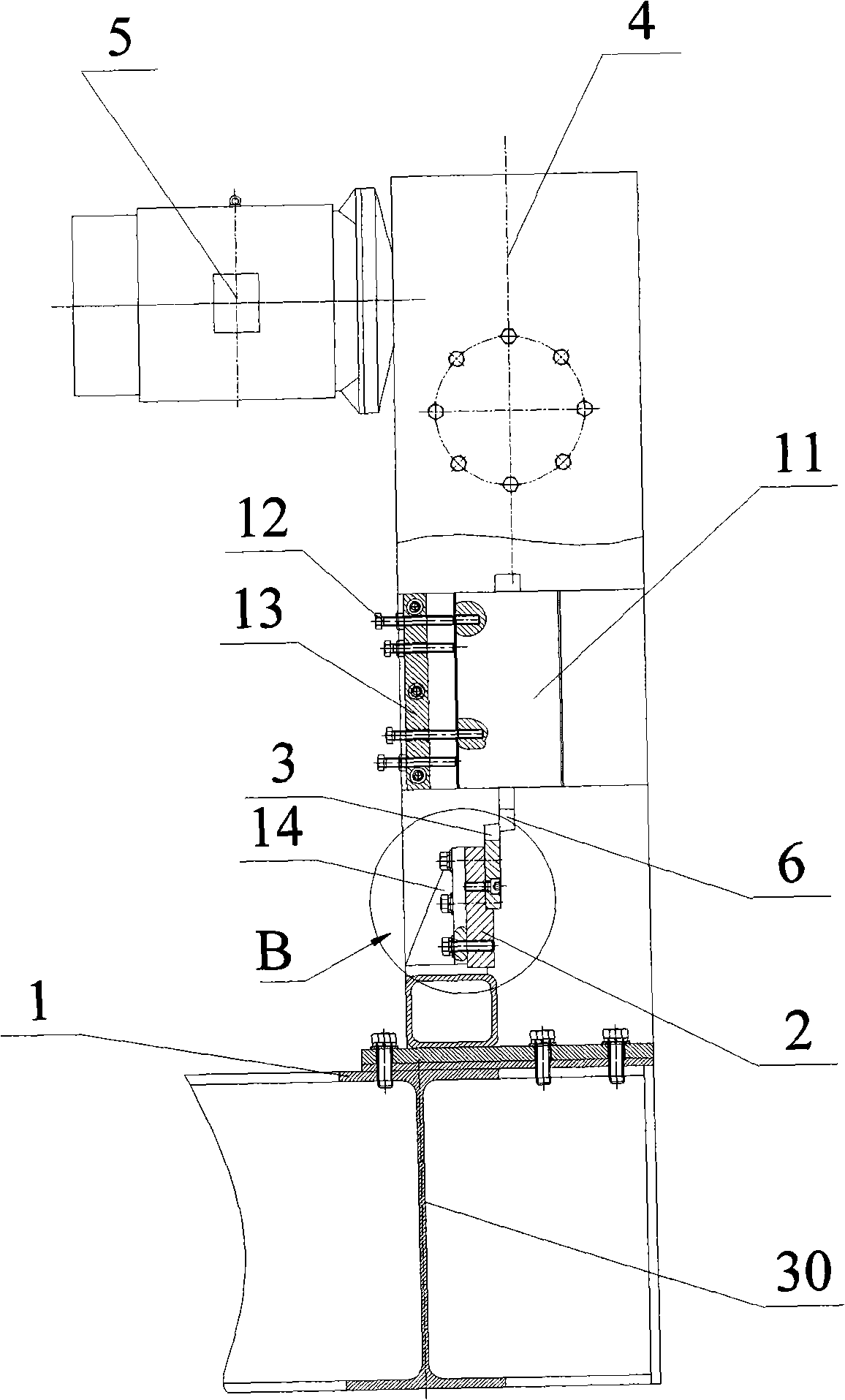 Electric cutting device of cold-bending molding machine