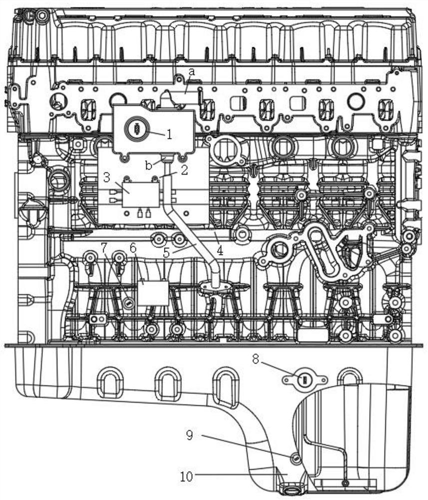 Method and device capable of preventing engine oil emulsification of gas engine