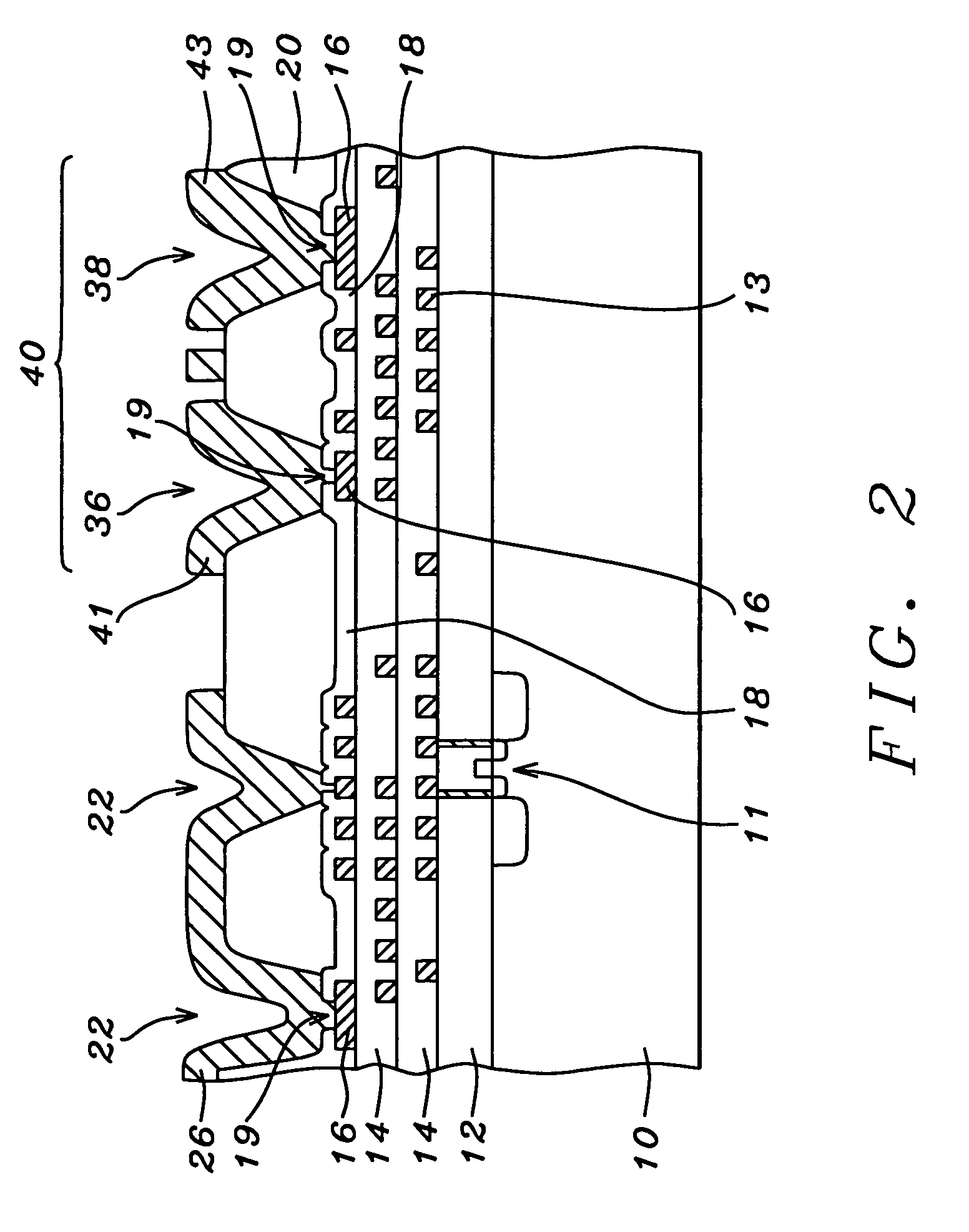 Post passivation interconnection process and structures