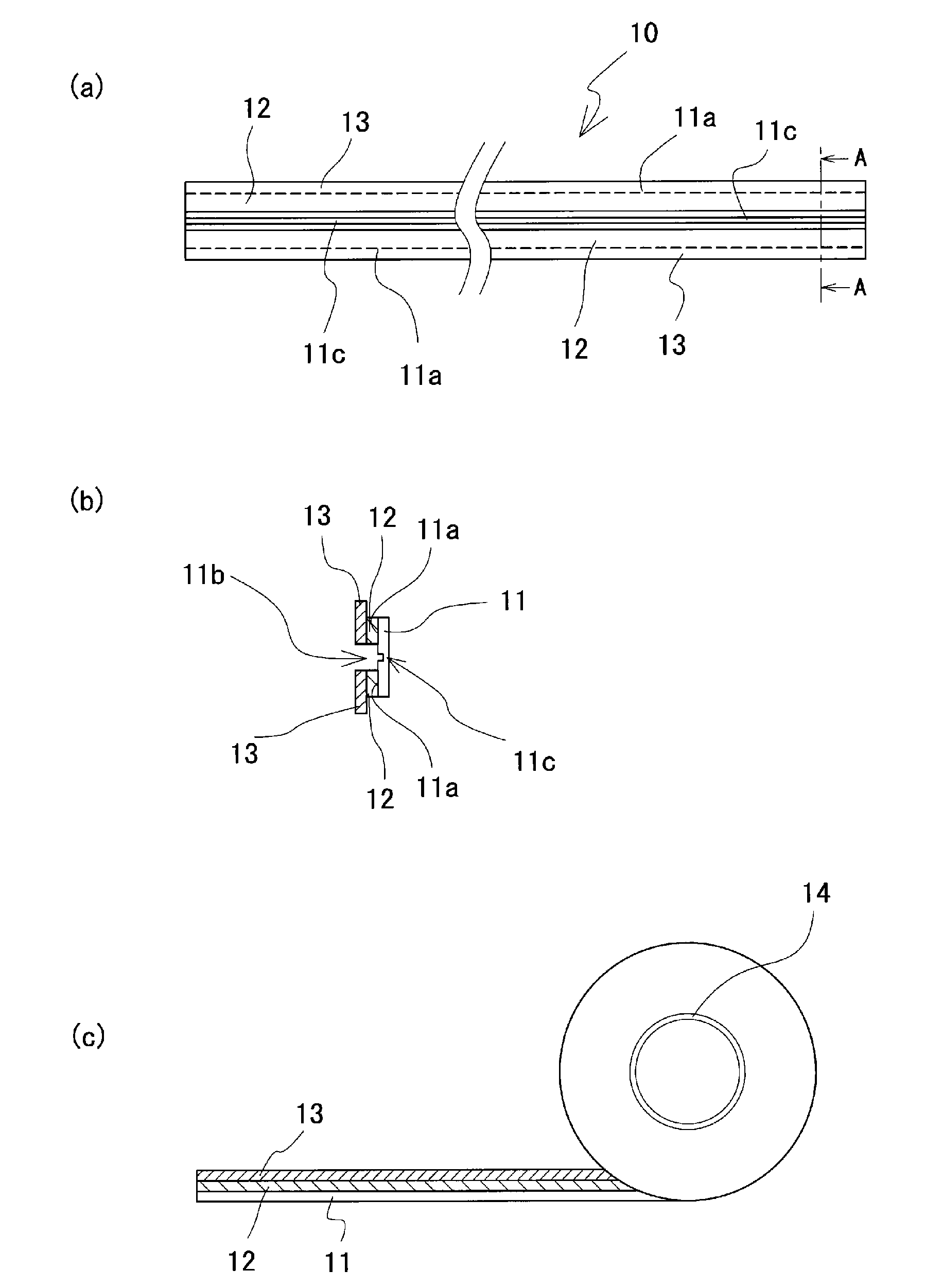 Seal tape, light modulating element, light modulating structure and method for producing light modulating structure