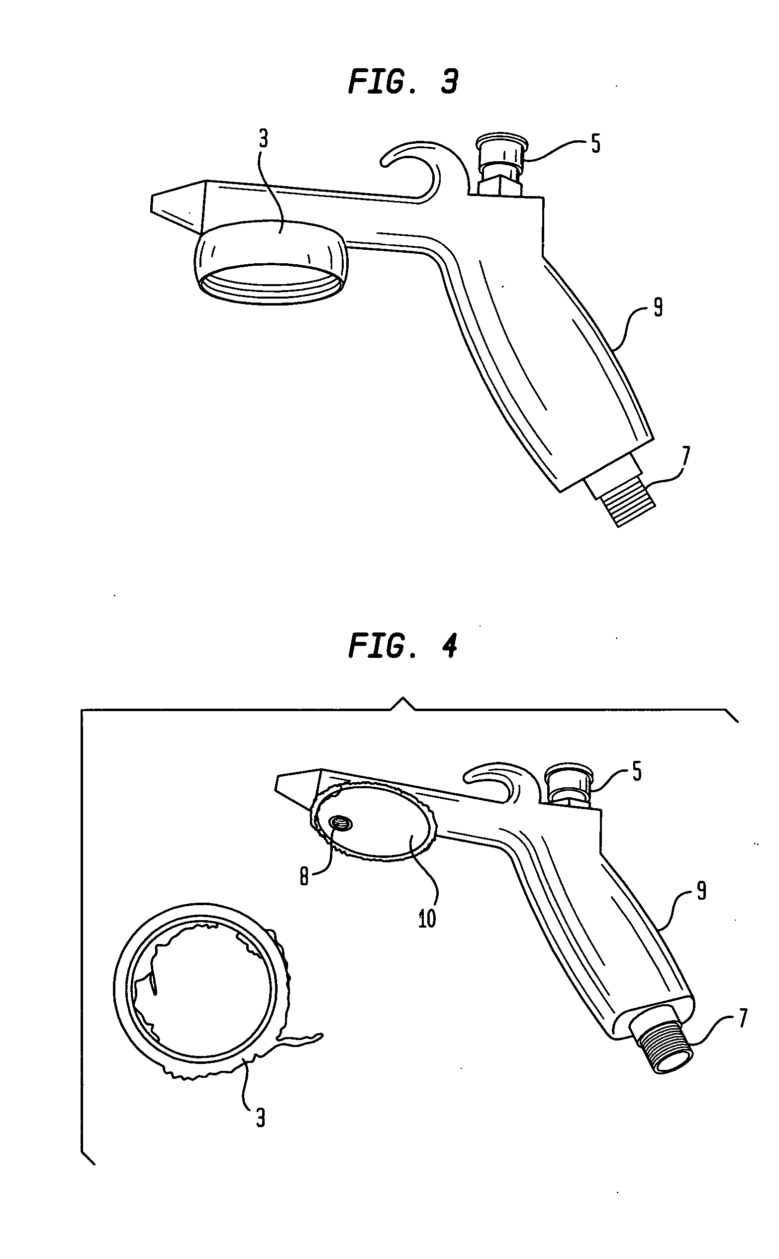 Spray gun modifications for polymeric coating applicators