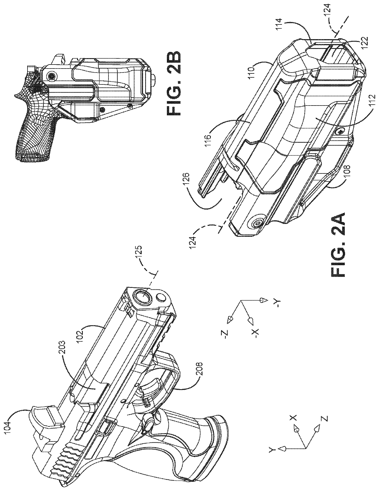 Holster system with removable sight cover