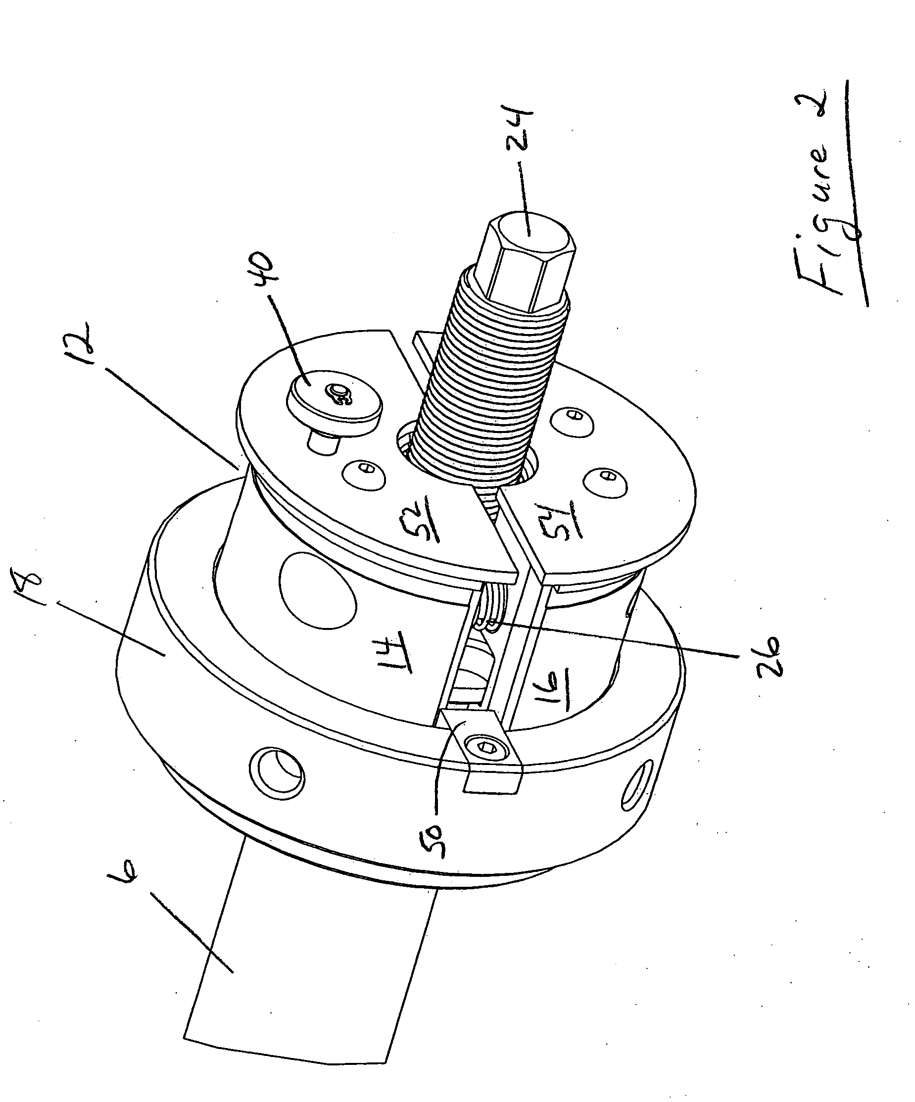 Quick-adjust draw rod positioning nut