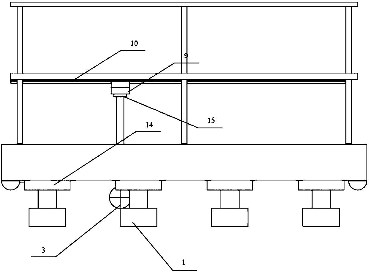 In-situ pipe-soil test system and method on the basis of hydraulic suction cylinder