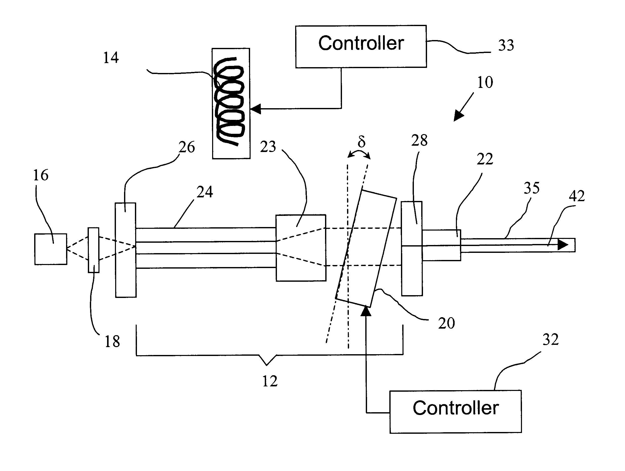 Erbium-doped phosphate-glass tunable single-mode fiber laser using a tunable fabry-perot filter