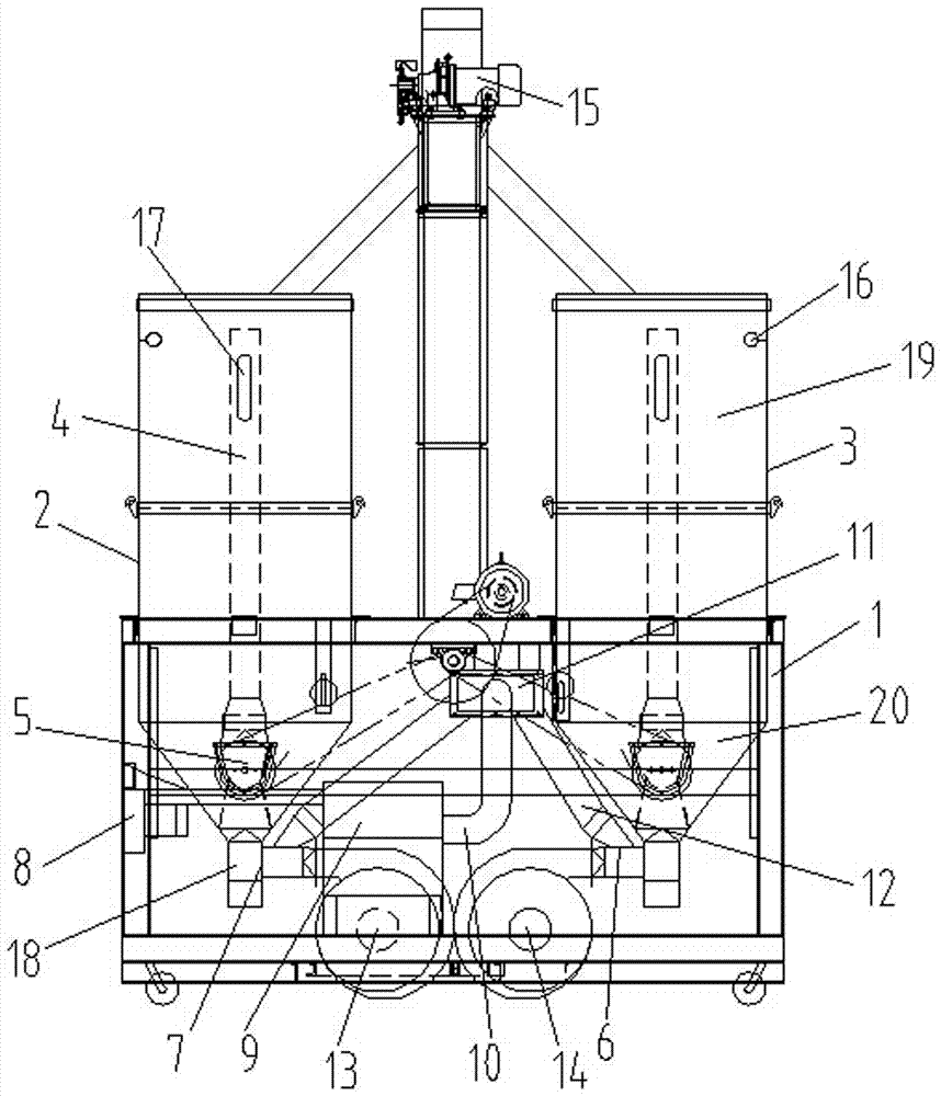 Grain drying machine