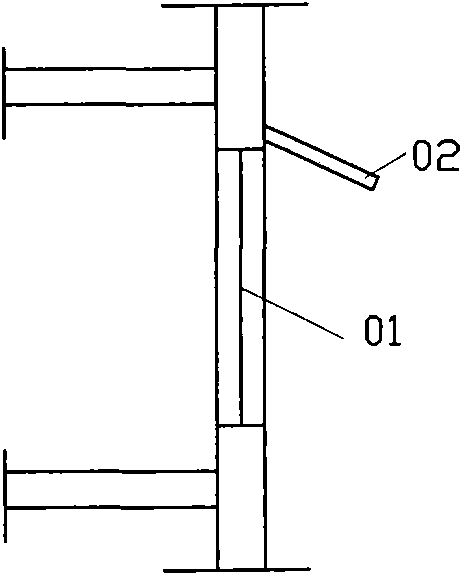 Building sunshade umbrella