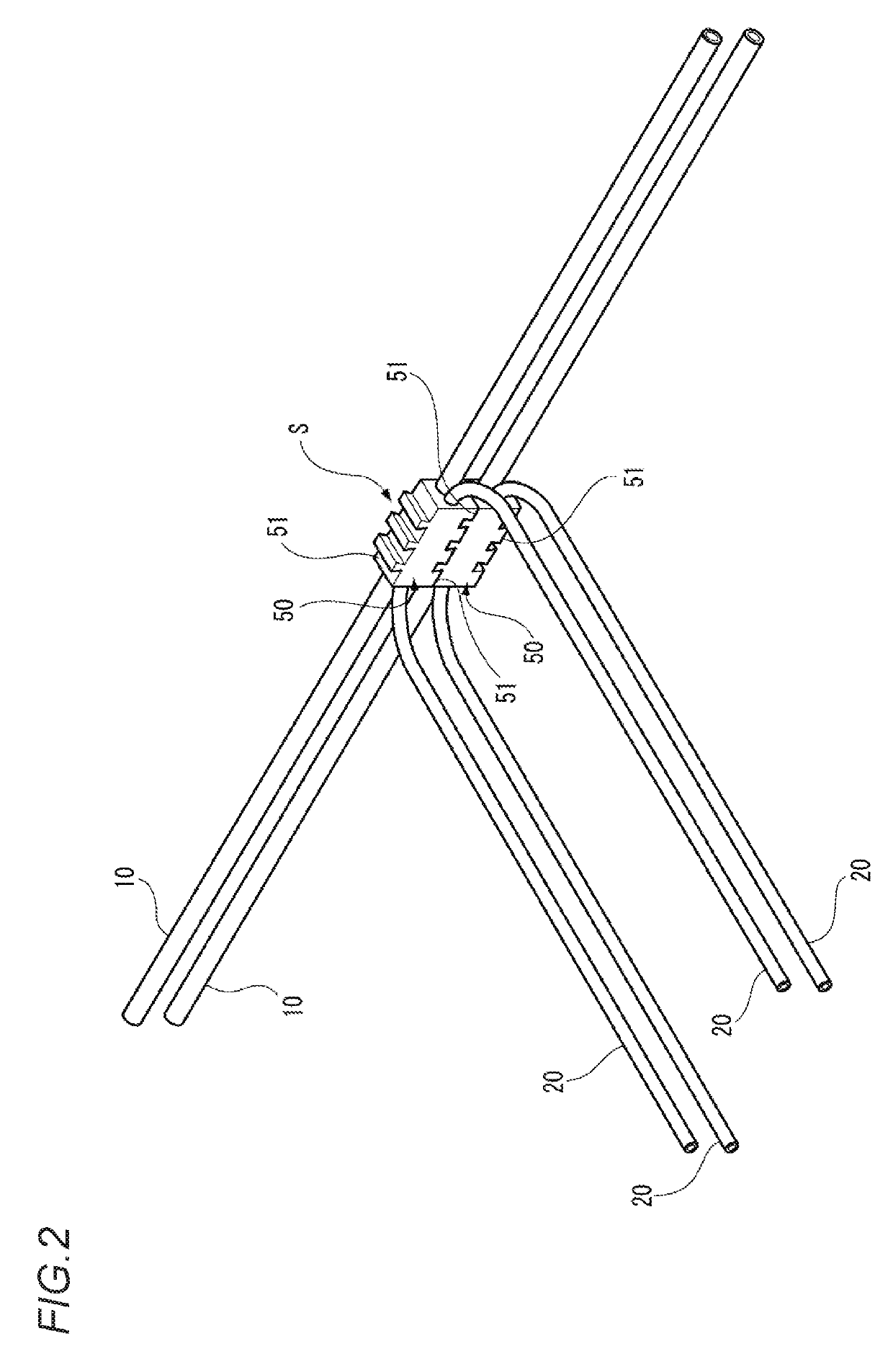 Branching Circuit Body and Branching Method of Electric Wires