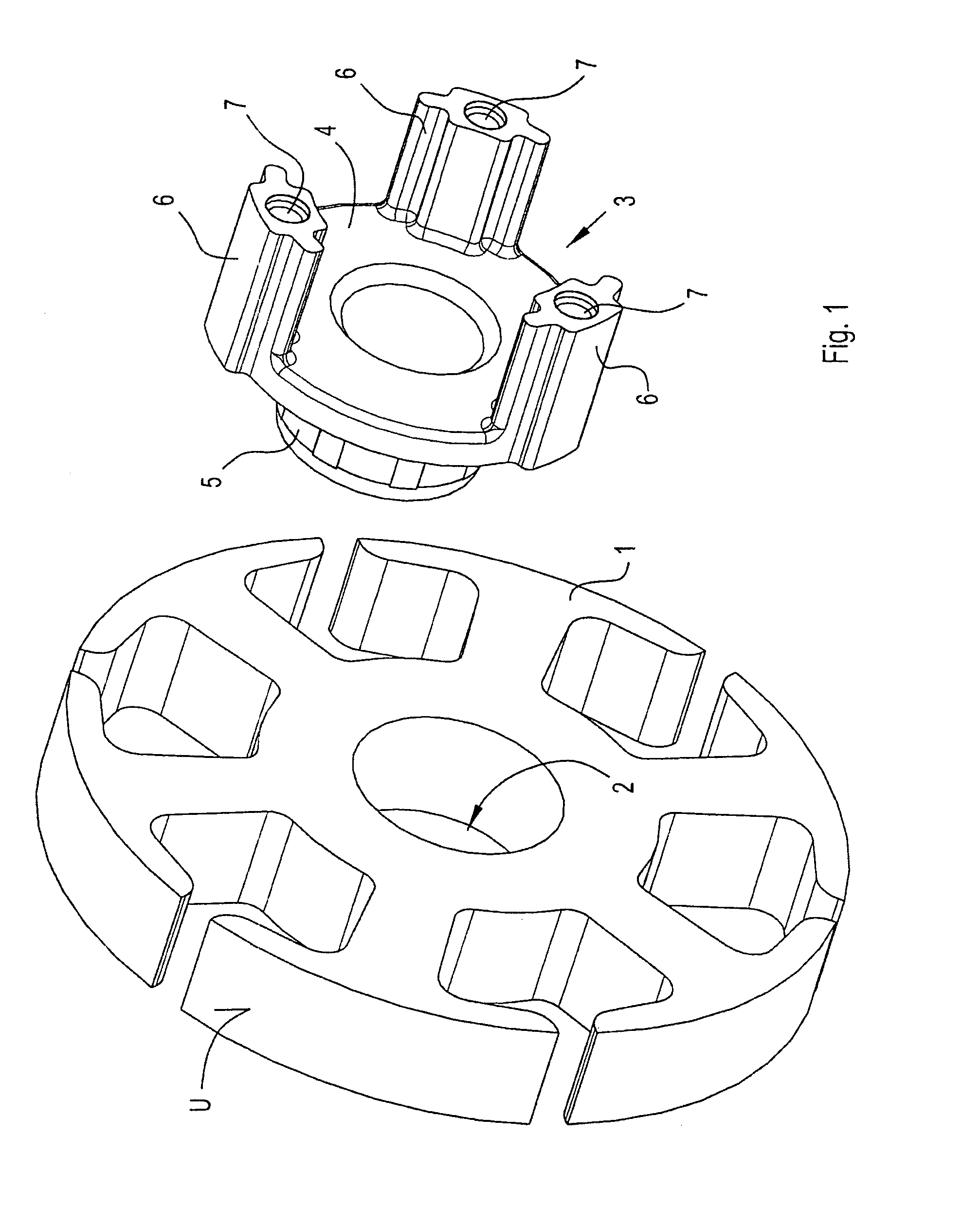 Stator of an electric motor