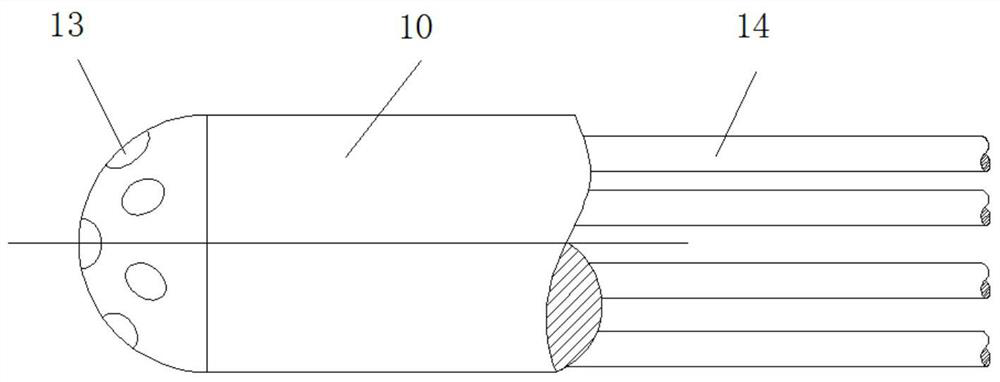 A flue exhaust flow calibration device and method based on porous probe