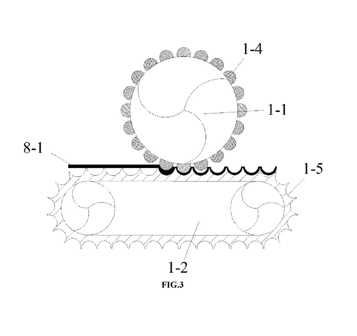 Process method for refining photoconverter to bond-package LED and refinement equipment system