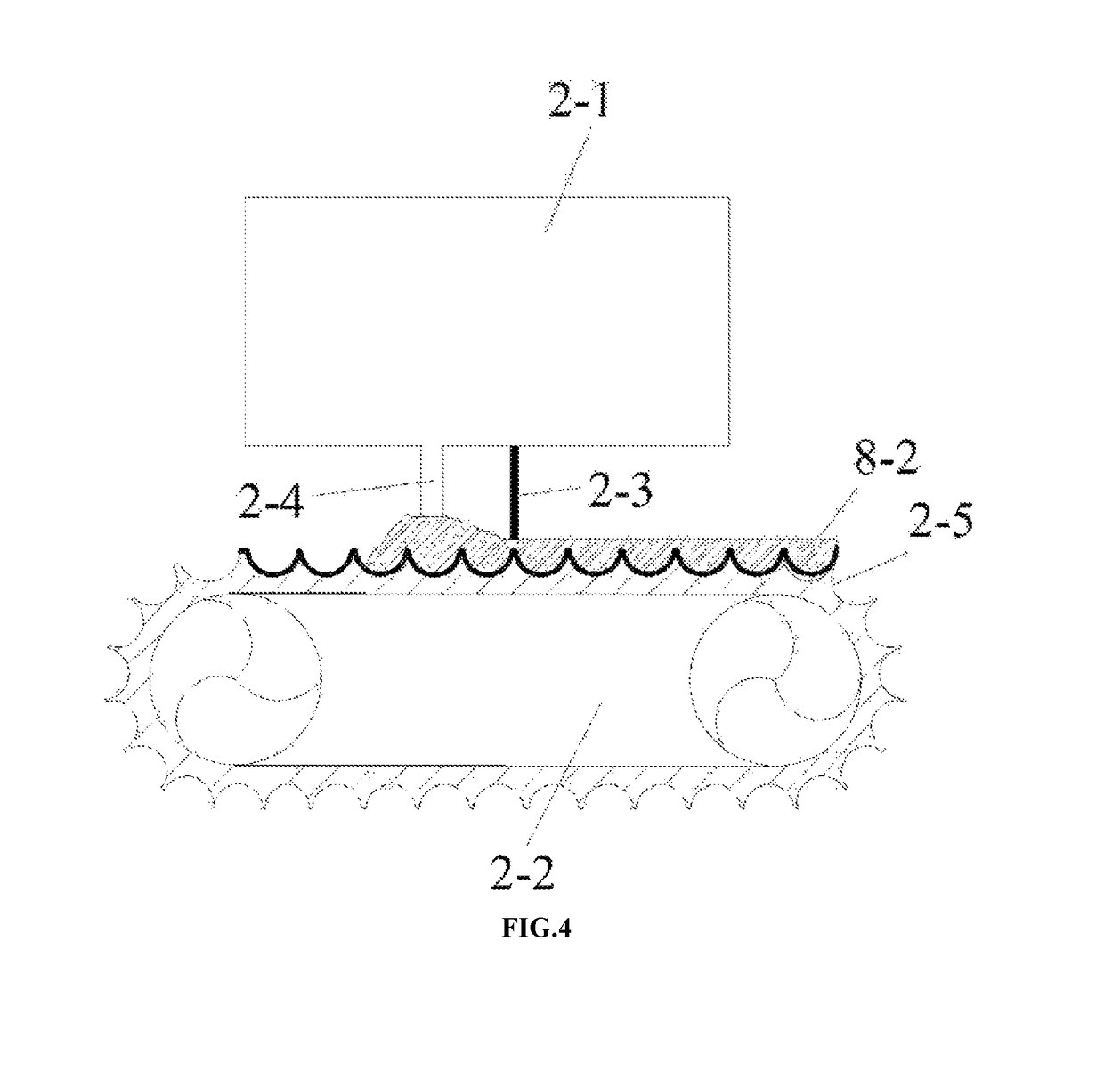 Process method for refining photoconverter to bond-package LED and refinement equipment system