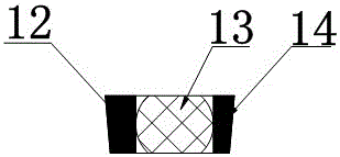 A four-stage compression packer suitable for high temperature and high pressure construction conditions