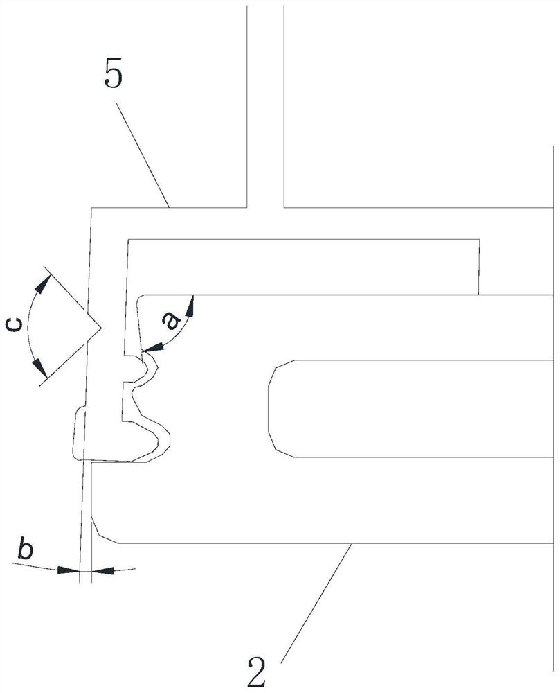 Aluminum wood composite profile