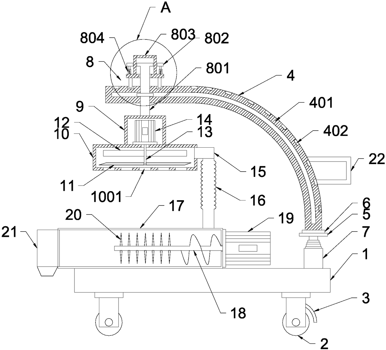 Labor-saving hedge trimming device convenient to adjust