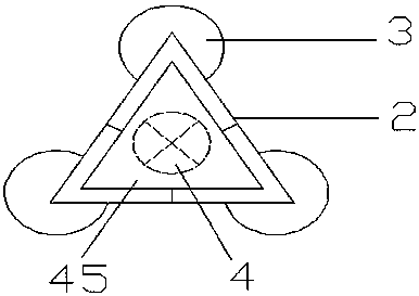 In-situ repair method for deep water type water body