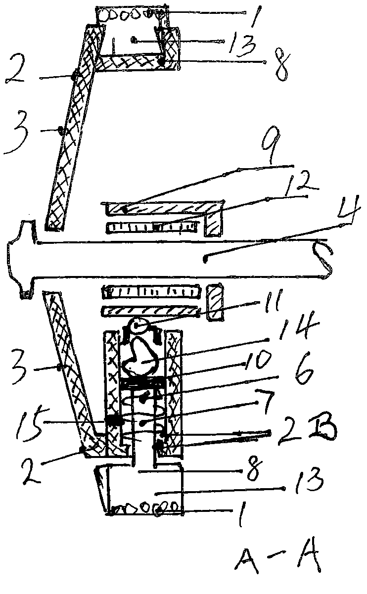 Self-locking deformation wheel with movable spoke