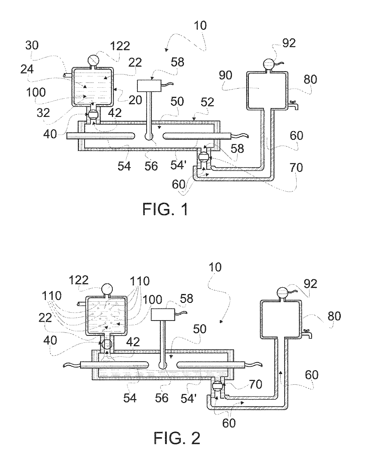 Self priming and evacuating liquid sterilizing system