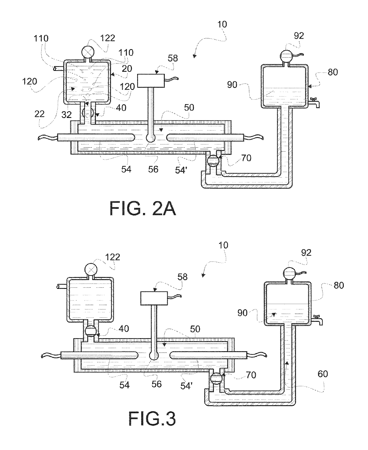 Self priming and evacuating liquid sterilizing system