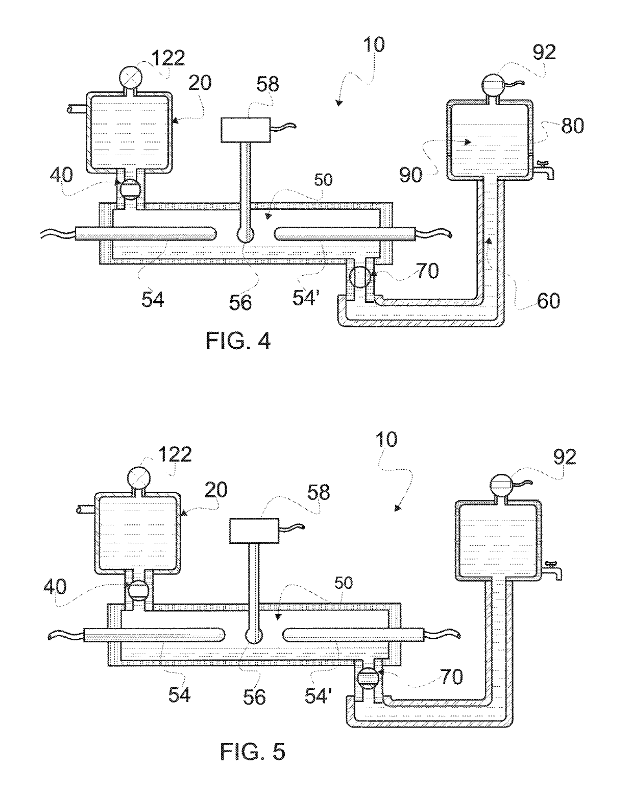 Self priming and evacuating liquid sterilizing system