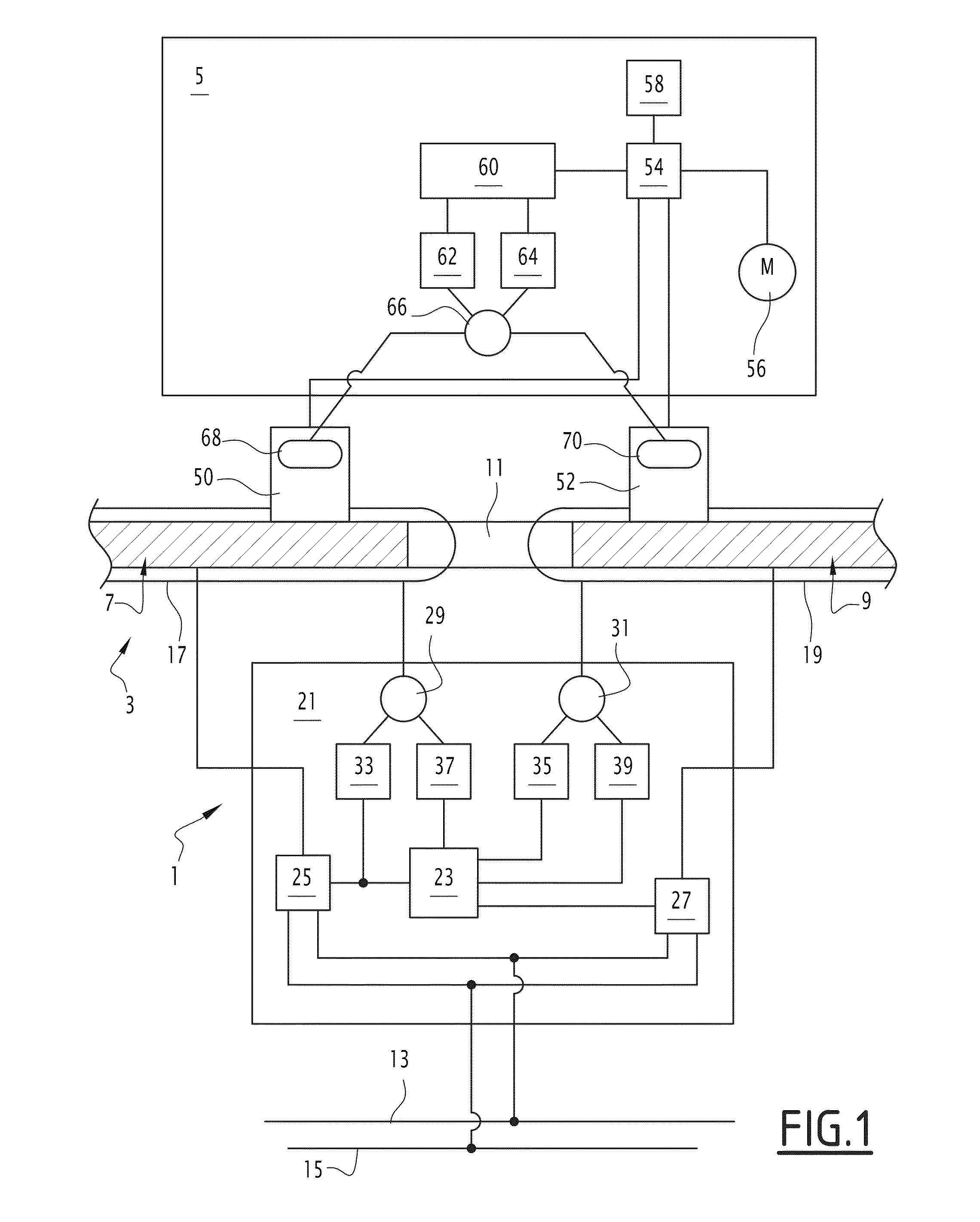 Method for controlling a land transport vehicle, land transport vehicle, ground equipment and transport system