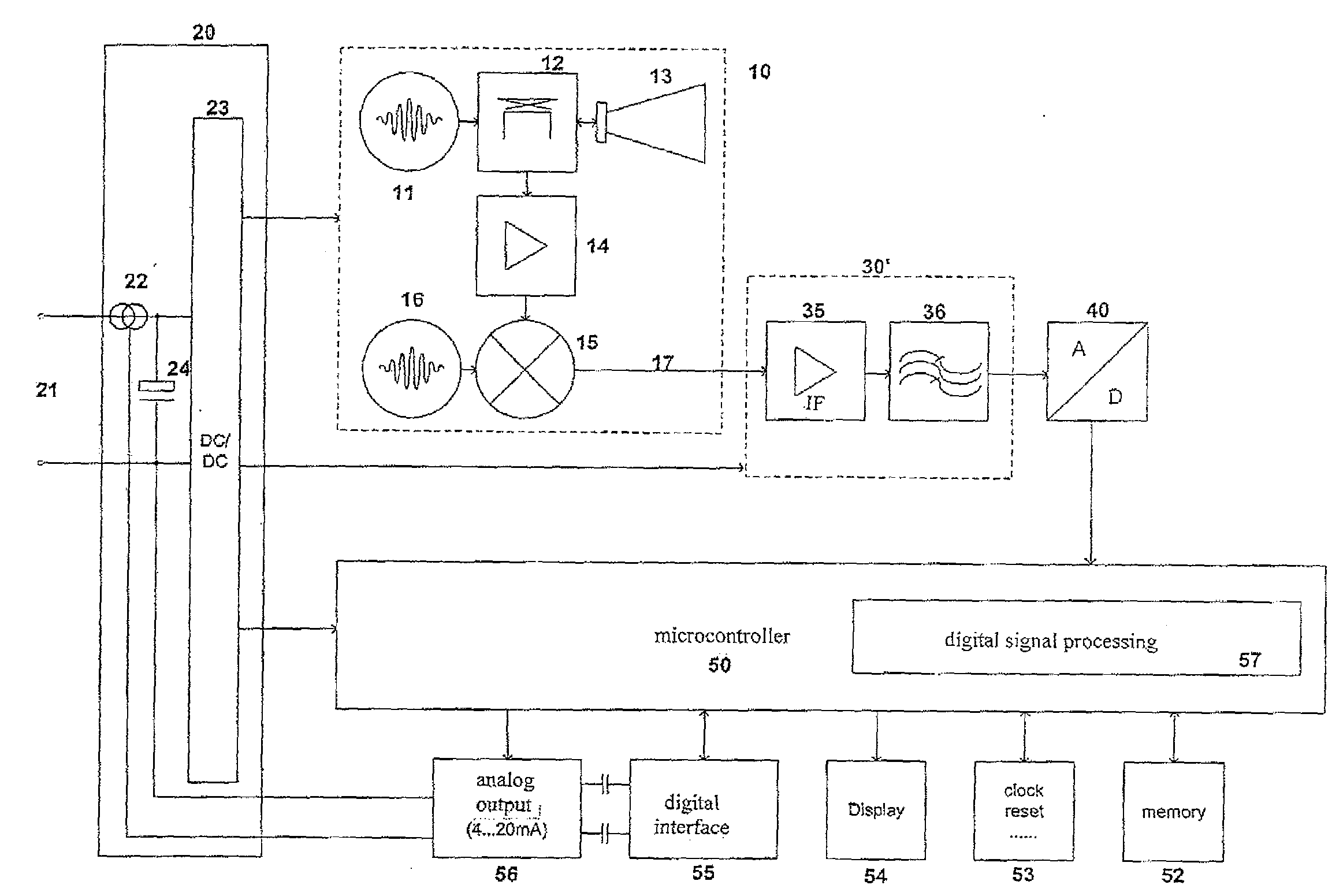 Paired ZF Sampling for Pulse Running Time Filling Level Sensor