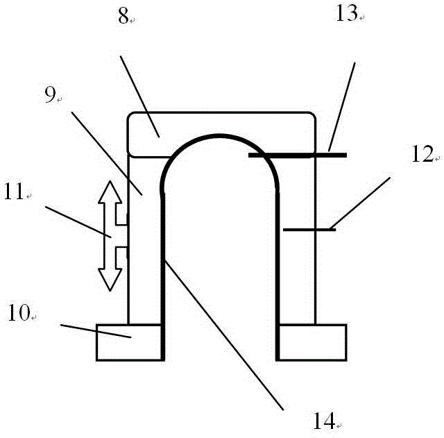 Self-discharging vertical radioactive iodine-131 distilling apparatus